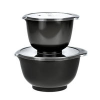 RÜHRSCHÜSSEL-SET Margrethe New schwarz (2tlg) - Schwarz, Kunststoff (21/15cm) - Rosti