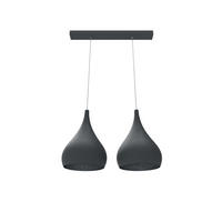 HÄNGELEUCHTE - Anthrazit, Metall (55/25/55cm) - Lumicom