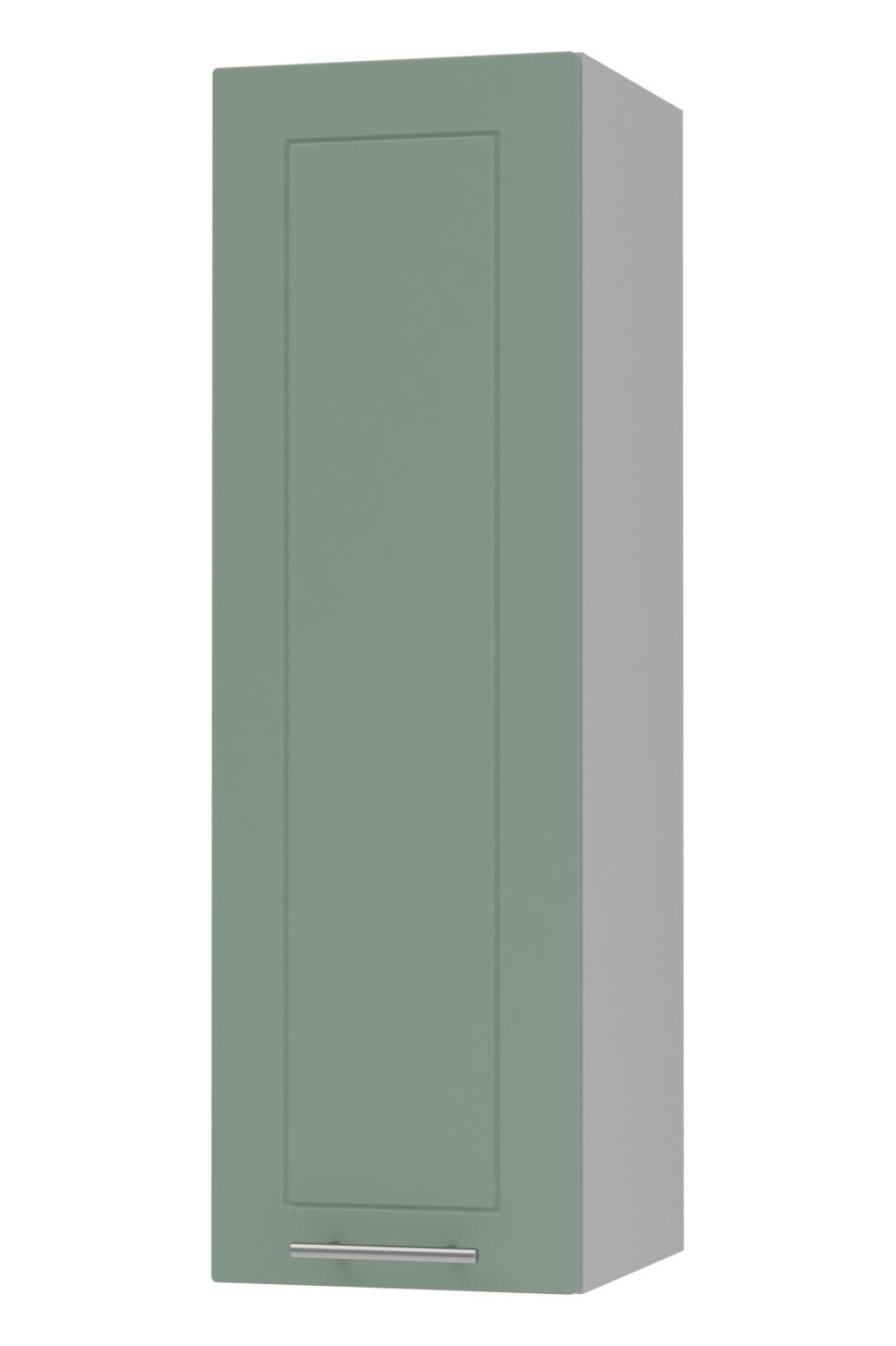 Feldmann-Wohnen Küchenhängeschrank Mintgrün, Grau 30x96x32.5 cm