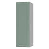 KÜCHENHÄNGESCHRANK Kvantum W4/20 Mint Matt / Grau Matt 20 / 32,5 / 96cm - Grau/Mintgrün, Holz/Holzwerkstoff (20/96/32.5cm) - Feldmann-Wohnen
