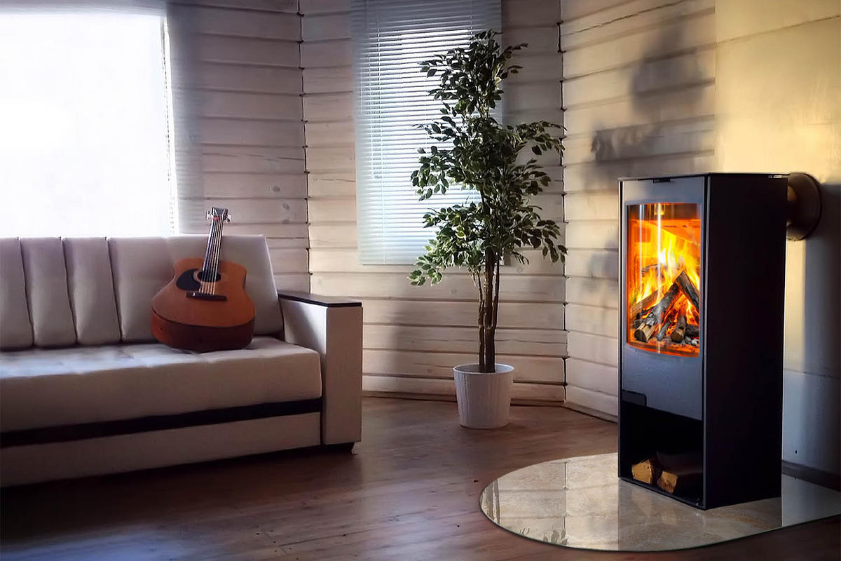 GLASPLATTE für Kamin 100x100 cm Beige - Beige, Glas (100/100/0.4cm) - ArtPrintCave