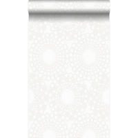 TAPETE grafische Form 53 cm x 10.05 m - Weiß, Papier (53/1000cm) - Origin Wallcoverings