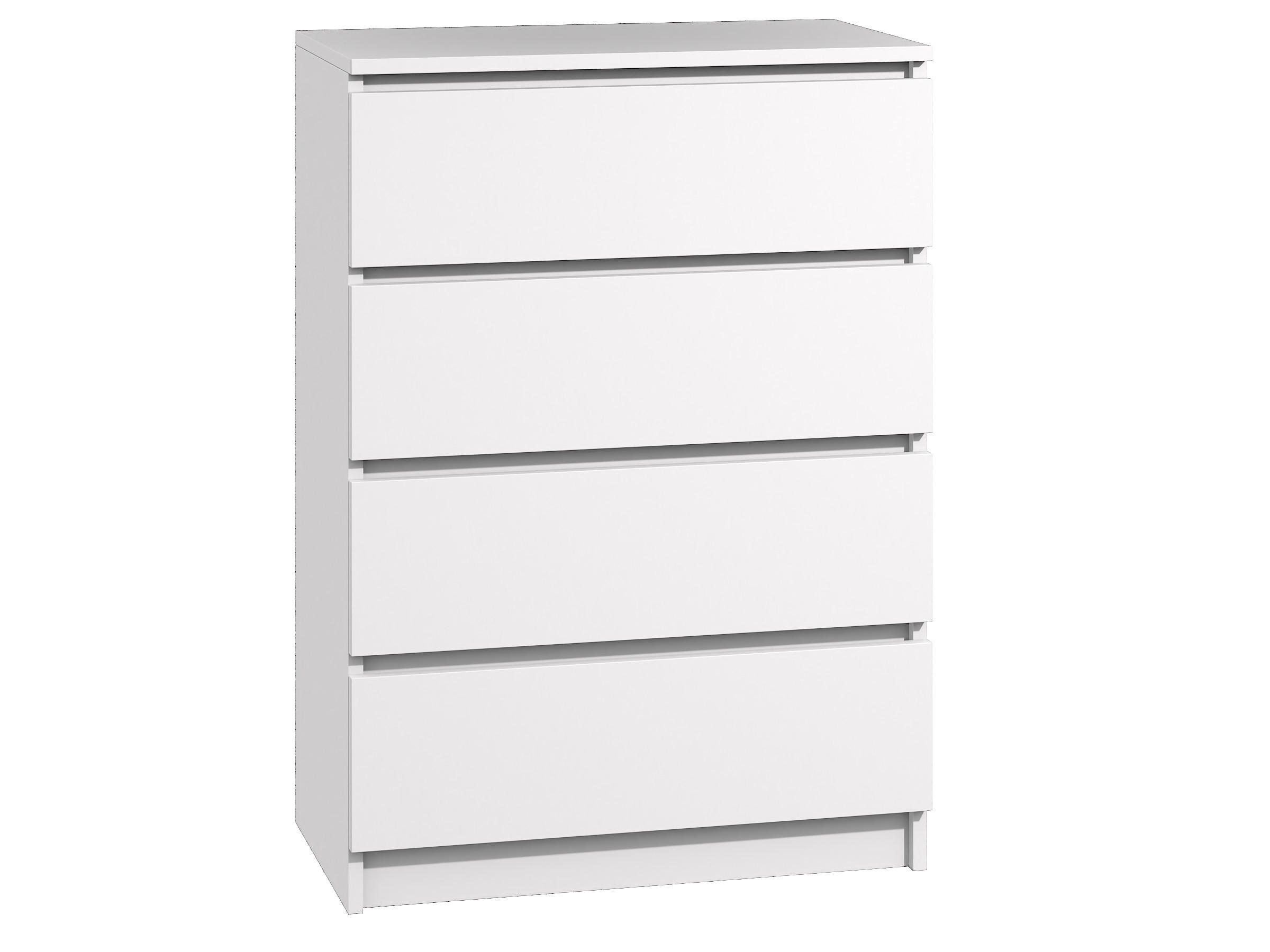 KOMMODE bella4 weiß - Weiß, Holzwerkstoff (60/98/35cm) - roe furniture