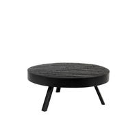 COUCHTISCH Suri - Schwarz - 74/74/32 cm - Schwarz, Holz (74/74/32cm)