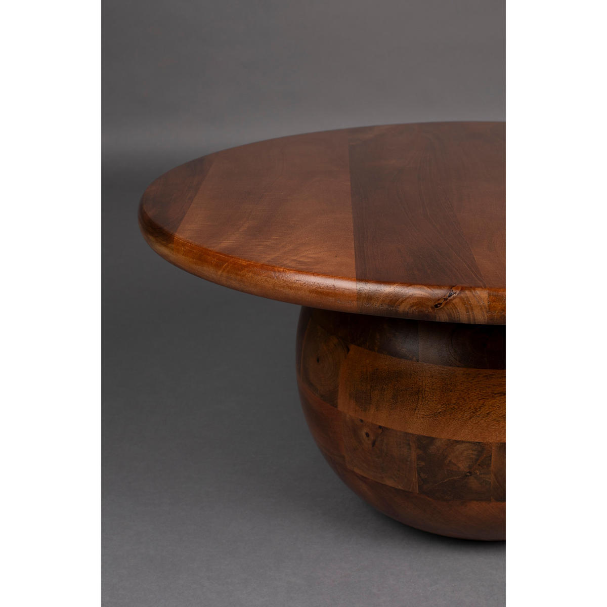 COUCHTISCH Oblivian Rund 70 cm - Braun, Holz (70/70/35cm) - Dutchbone