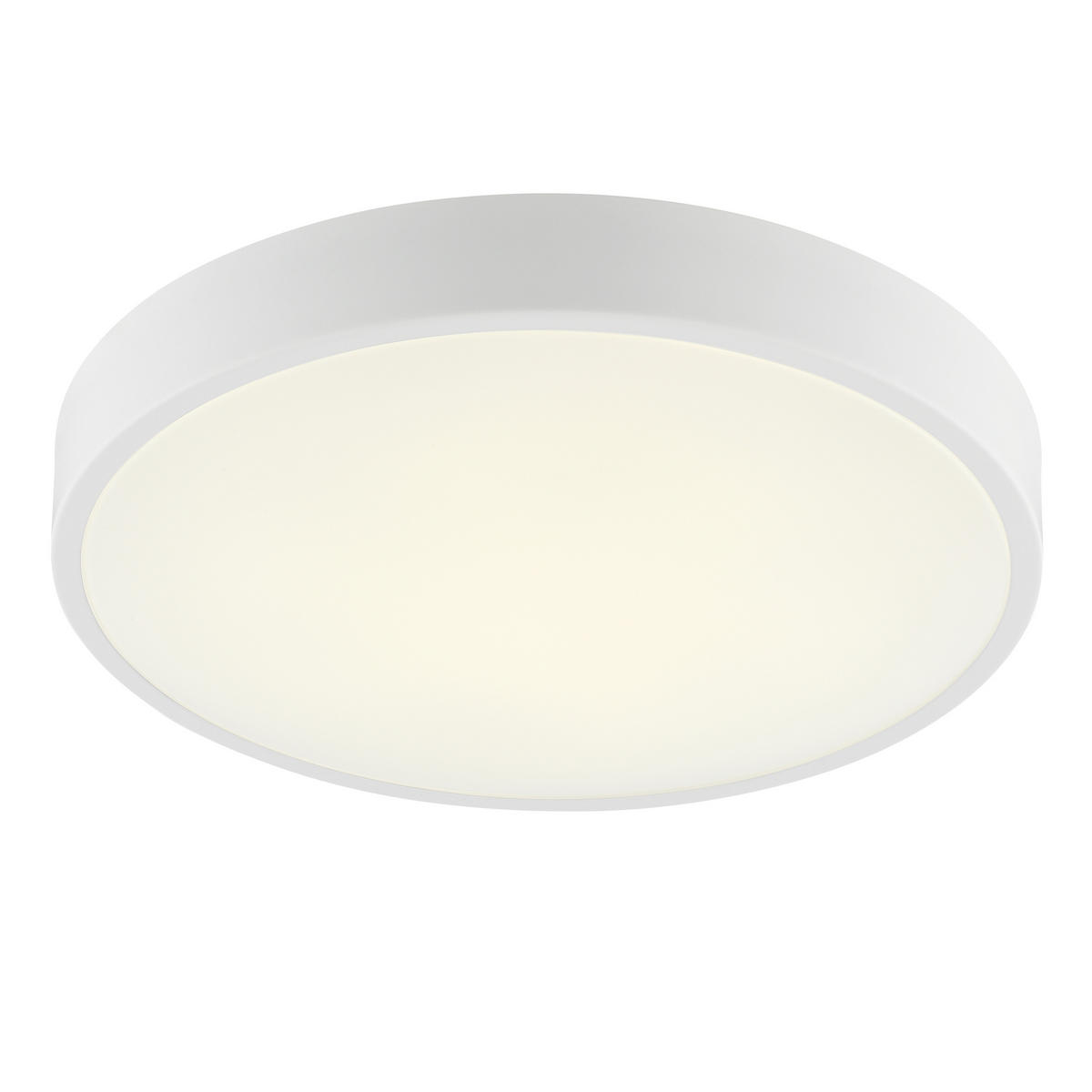 LED DECKENLEUCHTE Slimline Weiß 39/39/5,5 cm - Weiß, Metall (39/39/5.5cm) - Brilliant