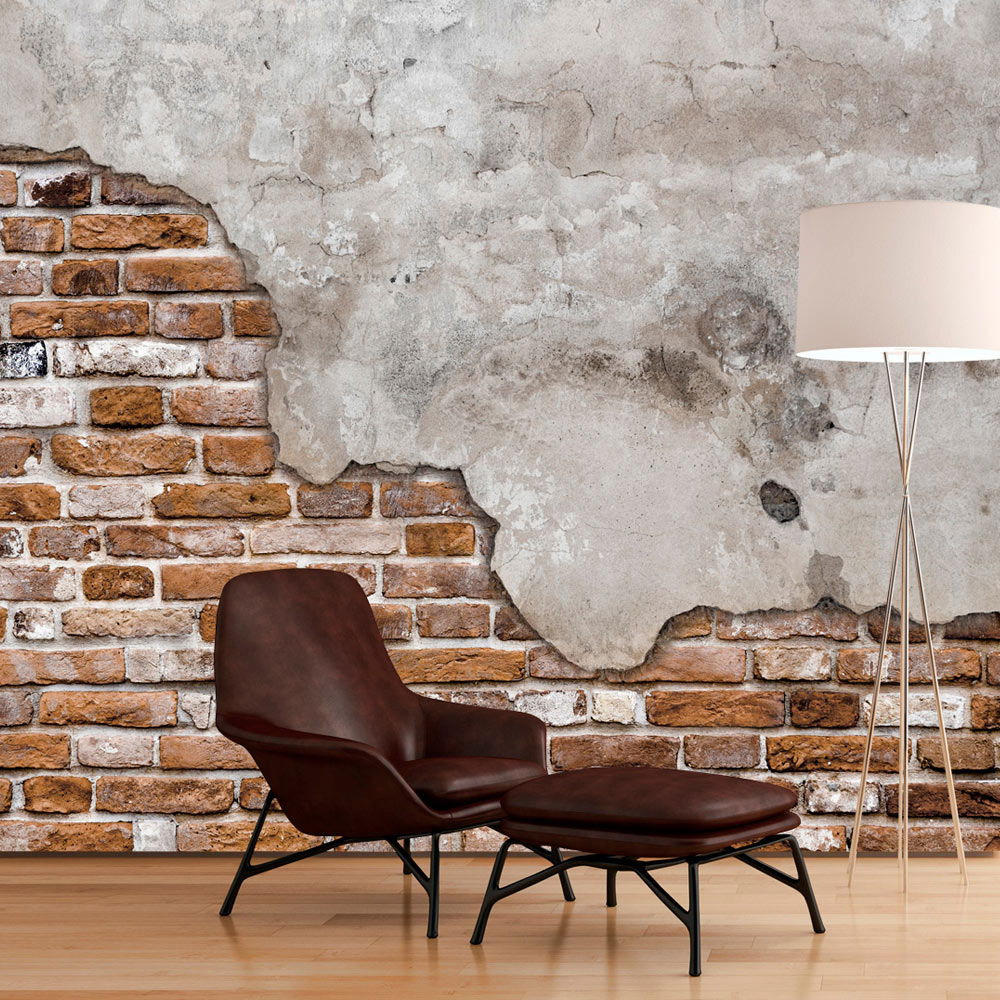 VLIESTAPETE Braun 150/105 cm - Beige/Braun, Textil (150/1cm) - KUNSTLOFT