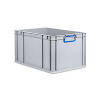 EUROBOX Nextgen Color 32x40x60cm 65 Liter Griffe Blau Geschlossen - Blau, Kunststoff (40/32/60cm) - PROREGAL
