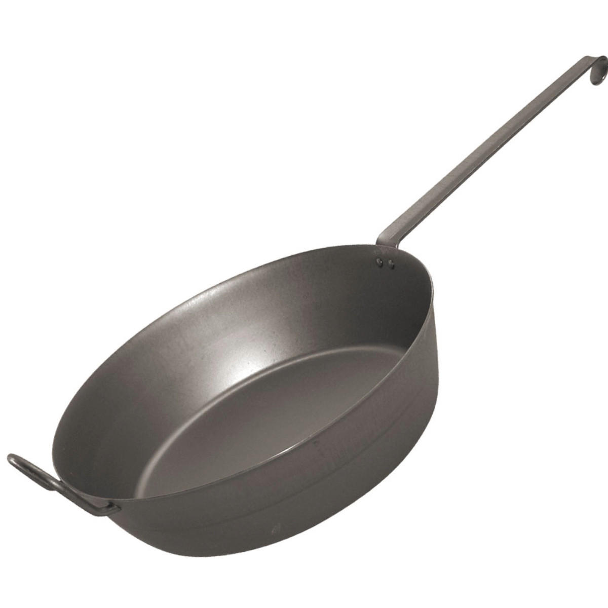 BRATPFANNE Tirol - Schwarz, Metall (20cm) - Riess
