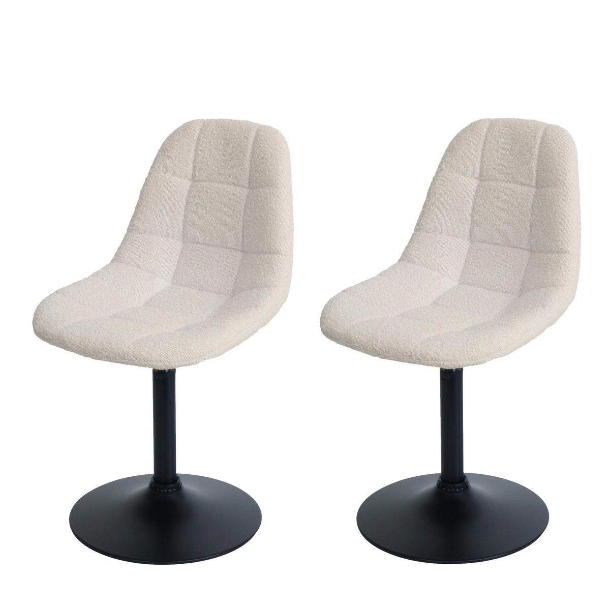 ESSZIMMERSTUHL Beige 2er-Set - Beige, Textil (47/83/43cm) - MCW