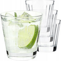 KADAX Gläser 175 ml, 4er-Set für Getränke und Säfte - Transparent, Glas - KADAX