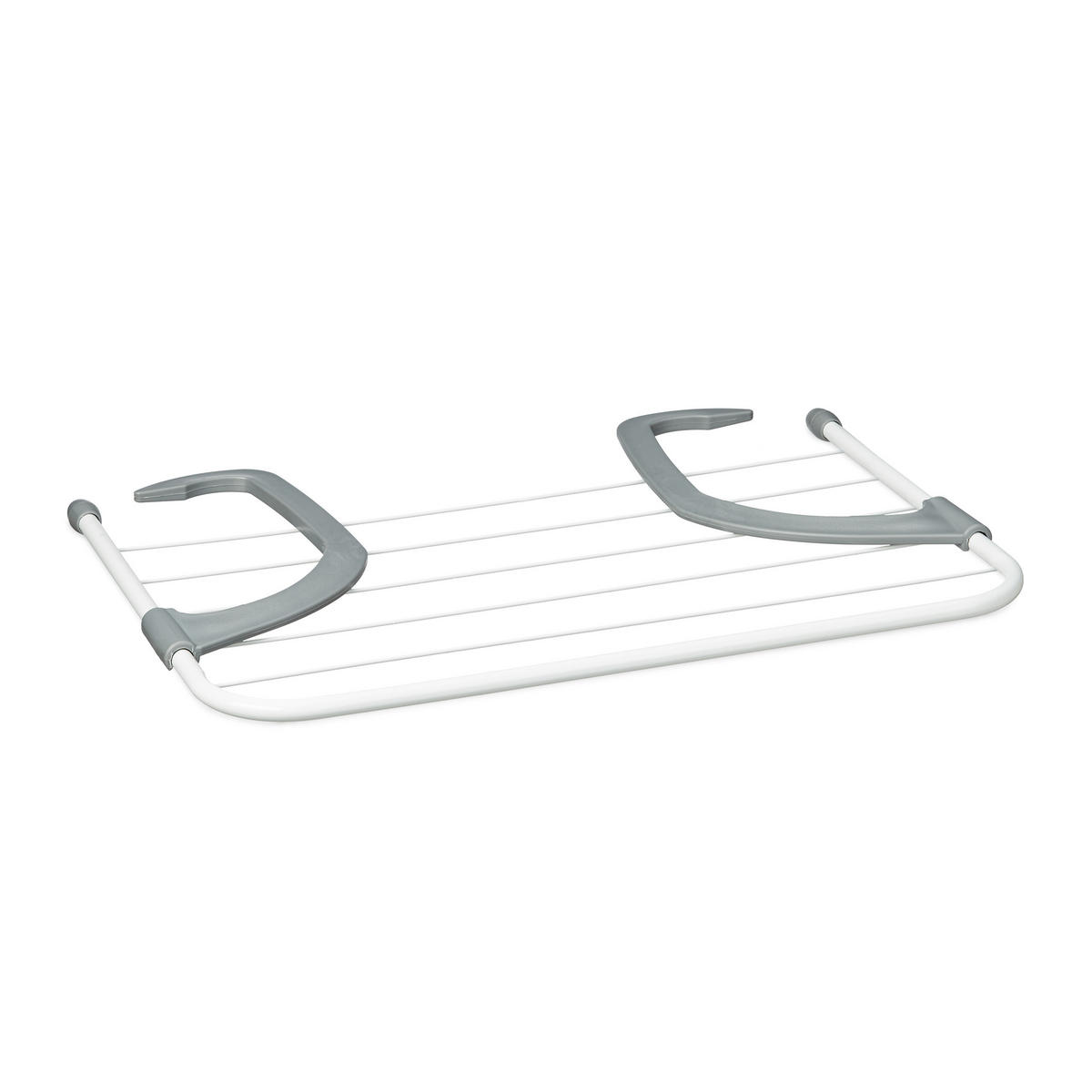 3XSUŠIAK - biela, kov/plast (51/16/53cm) - Relaxdays