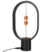 LED-TISCHLEUCHTE Ulm 6/14/24.5 cm - Schwarz, Metall (14/6/24.5cm) - Nettlife