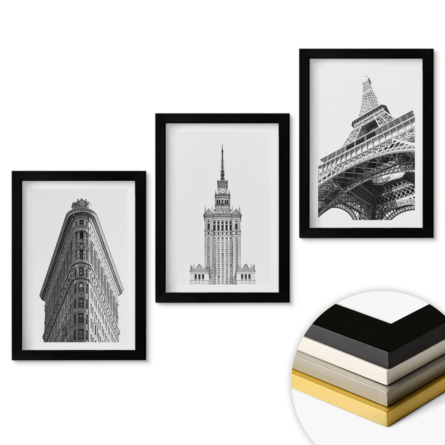 ArtPrintCave Wandbilder Schwarz 20x30 cm
