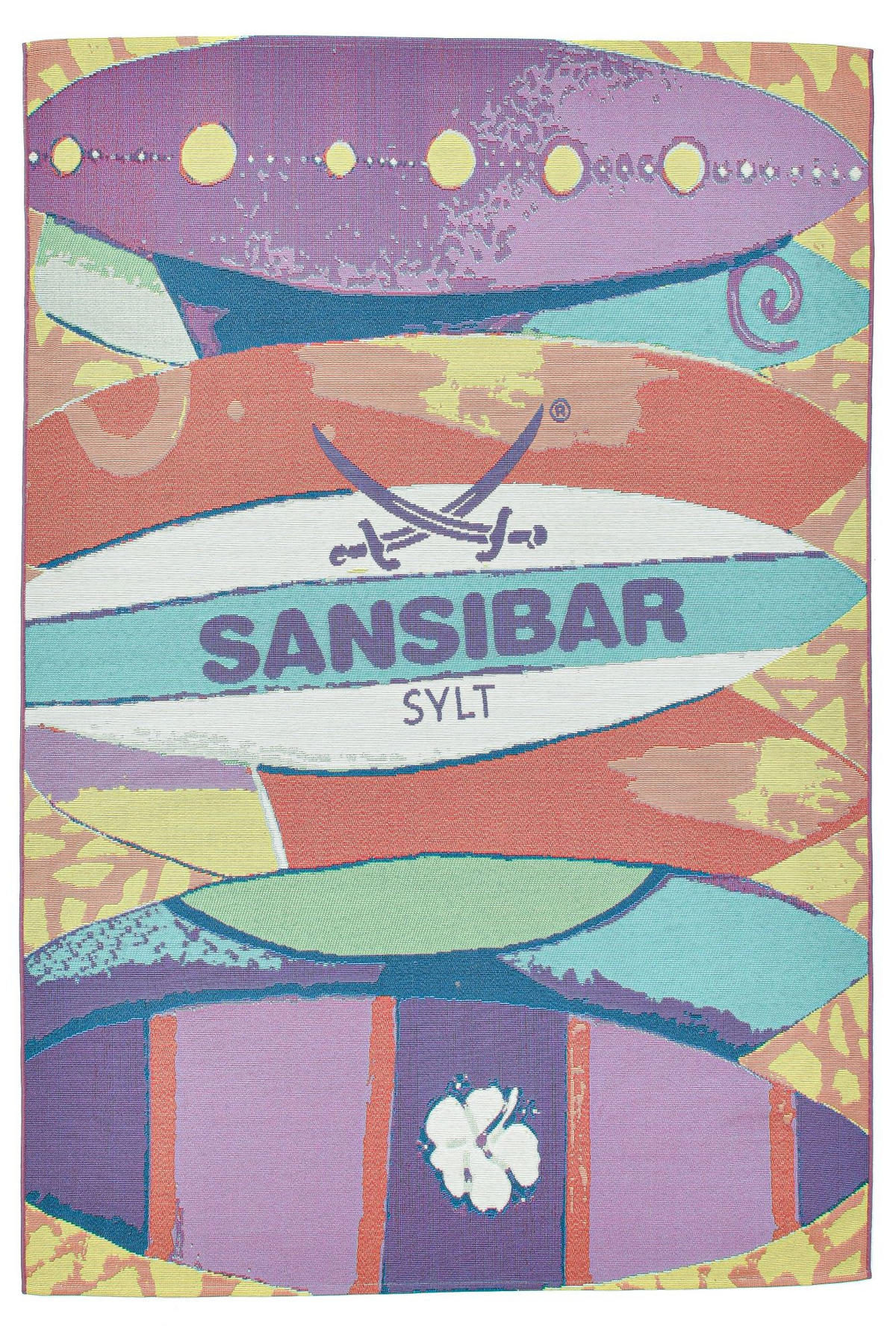 OUTDOORTEPPICH Rantum Beach 160x230 cm - Multicolor, Textil (160/230cm) - Sansibar SYLT