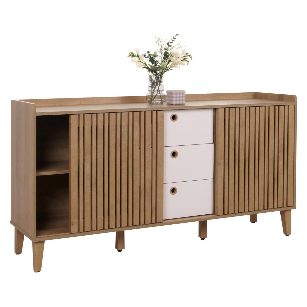 SIDEBOARD Braun - Braun, Holz (150/81/40cm) - MCW