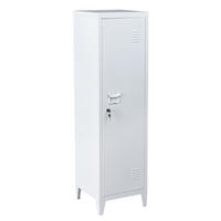 MEHRZWECKSCHRANK Metall weiß - Weiß, Metall (38/138/39cm) - Urban Meuble