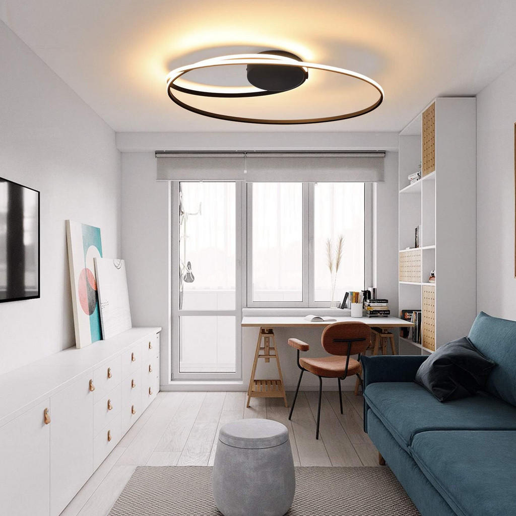 Thumbnail - Nettlife Led, Schwarz, Metall, 32x10x59.5 cm, Lampen & Leuchten, Innenbeleuchtung, Deckenleuchten