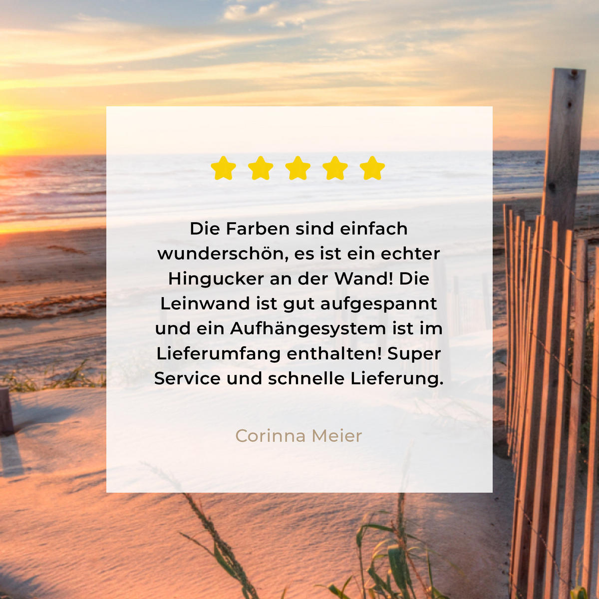 LEINWANDBILD Strand - Meer - Düne - Sonnenuntergang - Landschaft Wandbilder 80x60 cm - Beige, Textil (80/60cm) - MuchoWow
