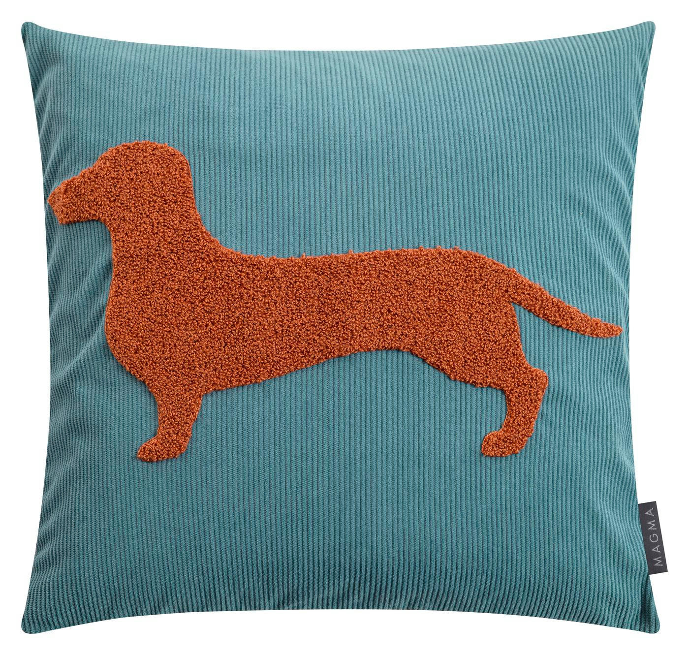 KISSENHÜLLE Pixie - Petrol, Textil (45/45cm) - Magma Heimtexx