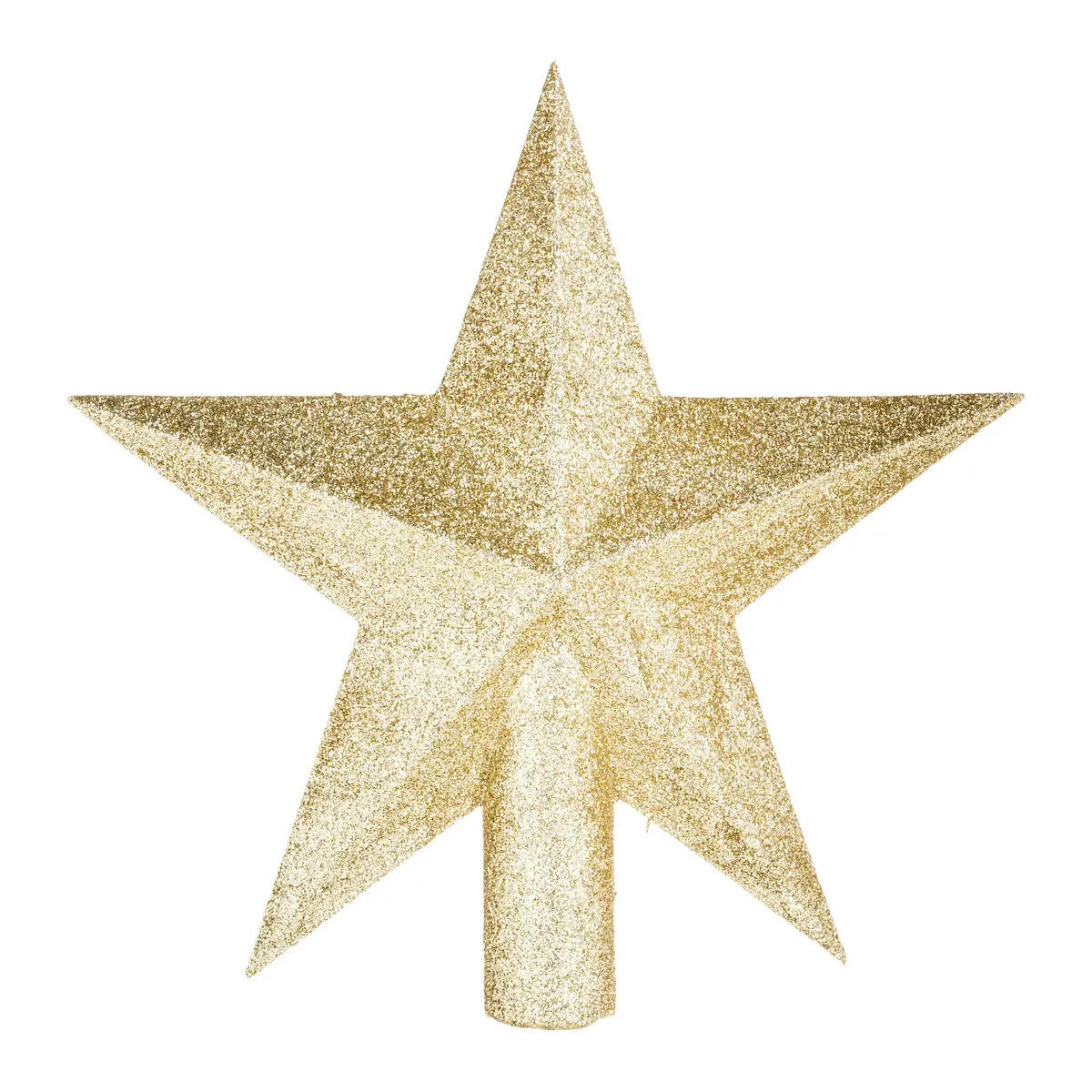 STERN für die Baumspitze mit Pailletten 22/4,7/22 cm - Goldfarben, Kunststoff (22cm) - Atmosphera Createur d´interieur