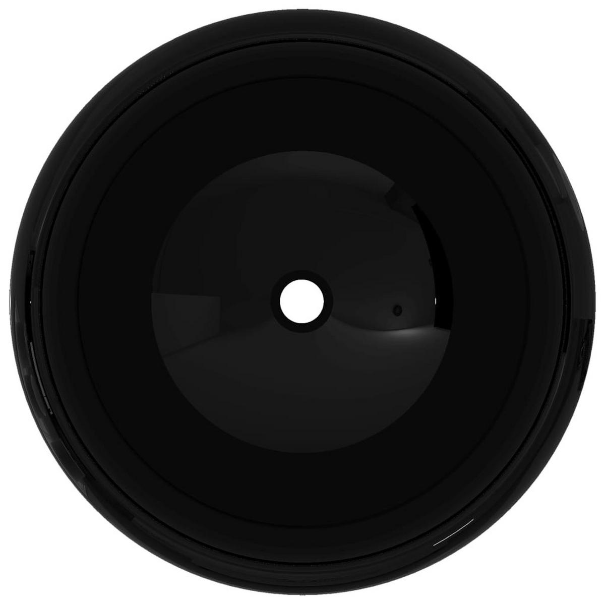 WASCHBECKEN Kupfer 40/40/15 cm - Schwarz, Keramik (40/15/40cm) - Nettlife