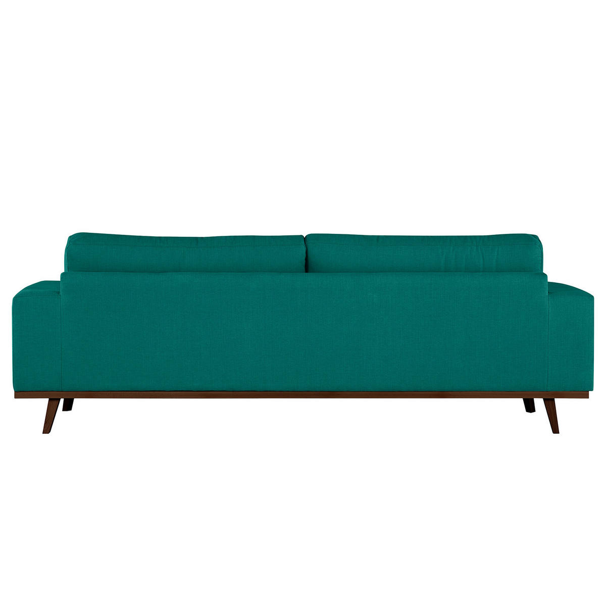 3-SITZER SOFA - Buchefarben/Petrol, Buchenholz/Textil (237/81/88cm) - home24
