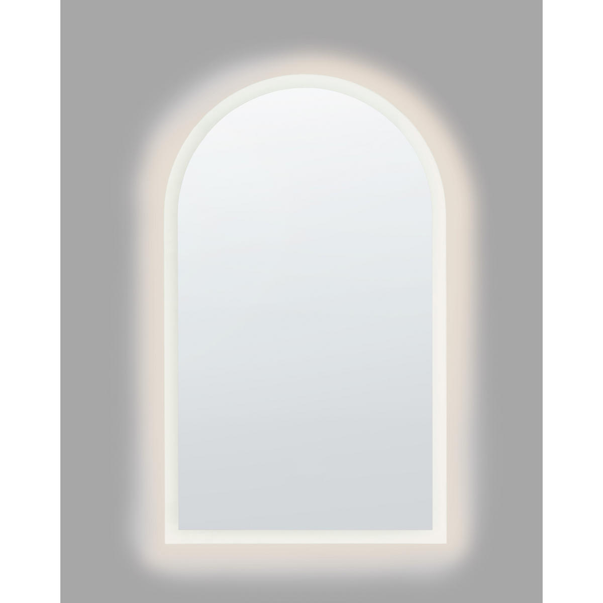 LED-BADEZIMMER-SPIEGEL 60/100 cm Grün Suin - Grün, Glas (60/100/2cm) - Beliani