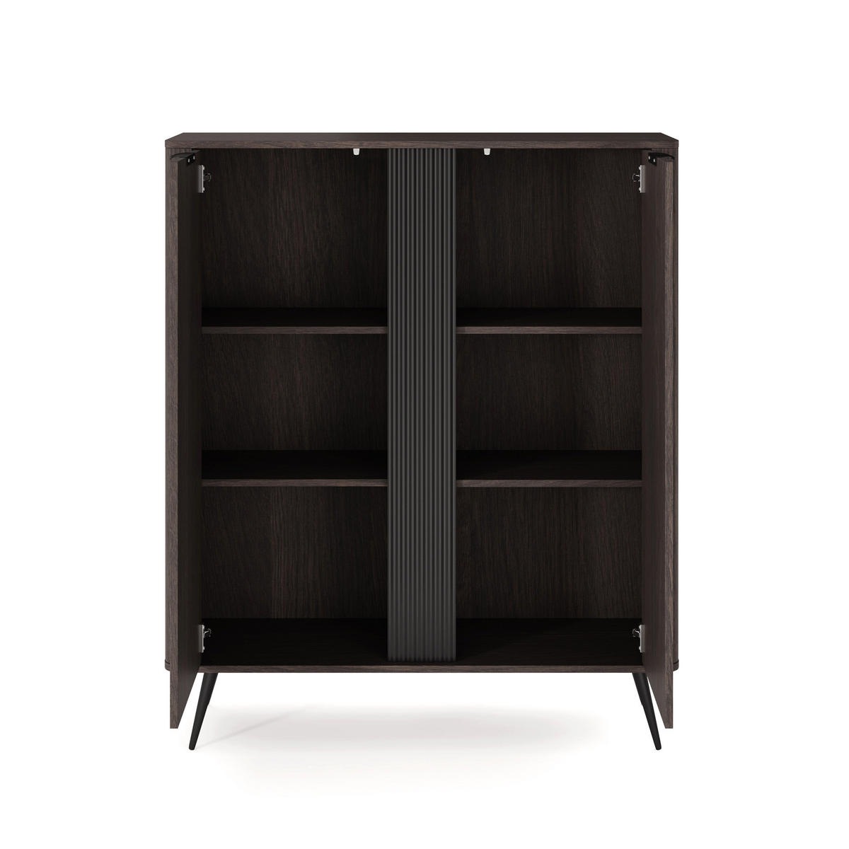 KOMMODE Velia - Braun, Holzwerkstoff (113.2/134.2/38cm) - Pillovely