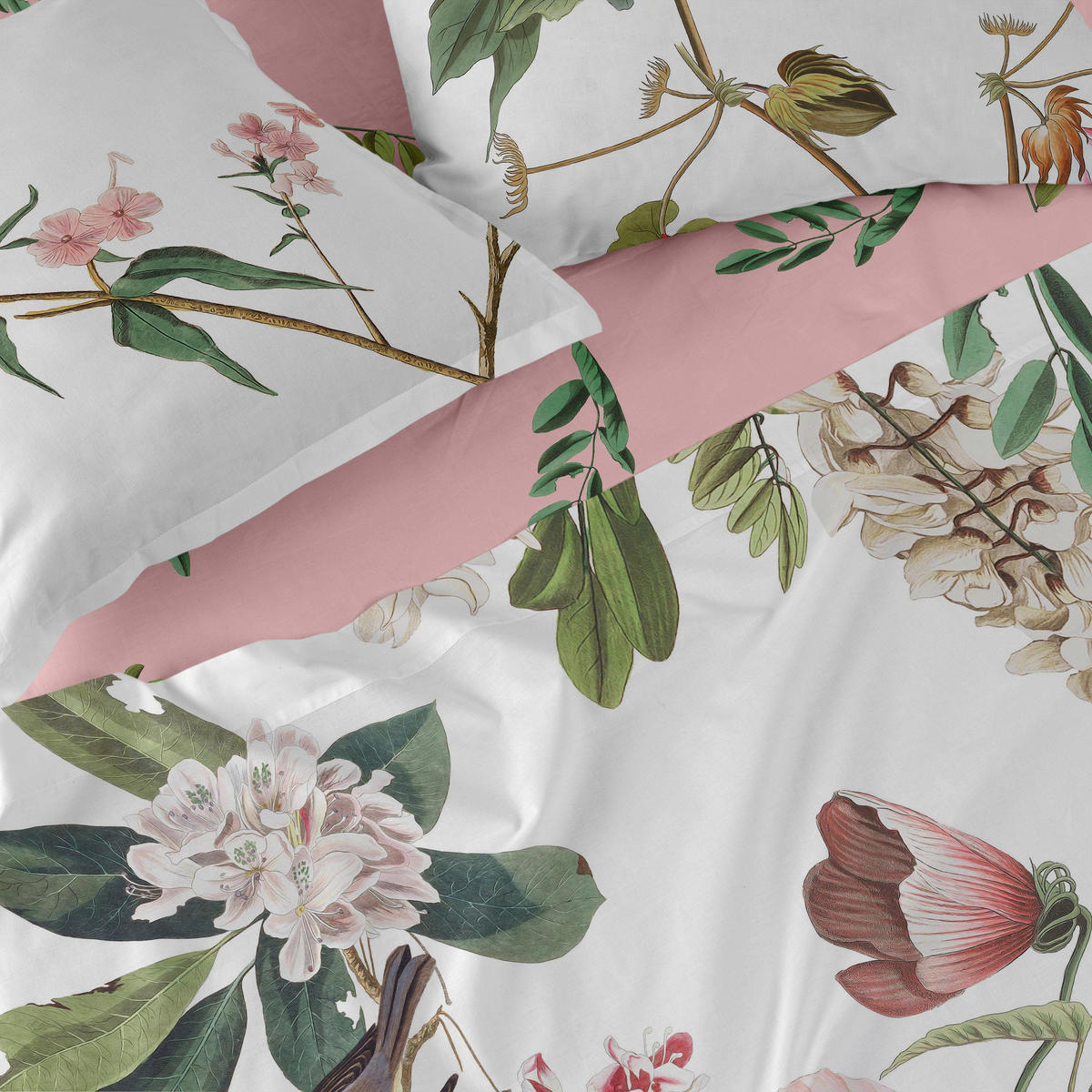 OBERBETTLAKEN blooming 160x270 cm mehrfarbig - Multicolor, Textil (160/270cm) - Happy Friday
