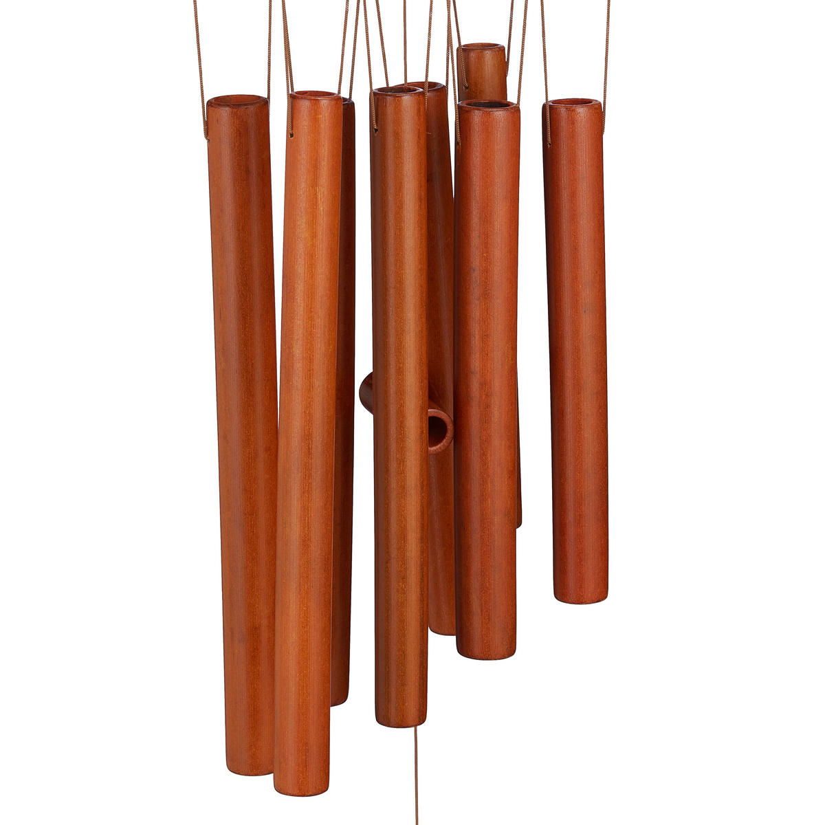 WINDSPIEL - Braun, Holz (6/14/60cm) - Relaxdays