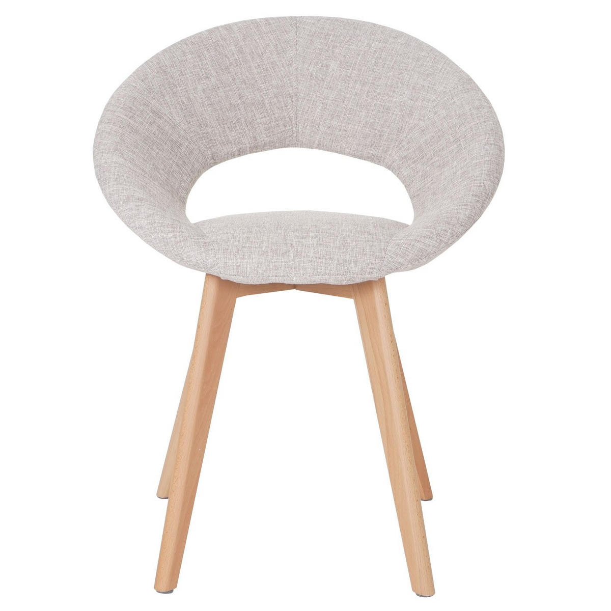 ESSZIMMERSTUHL Beige, Grau - Greige/Beige, Holz (60/79/50cm) - MCW