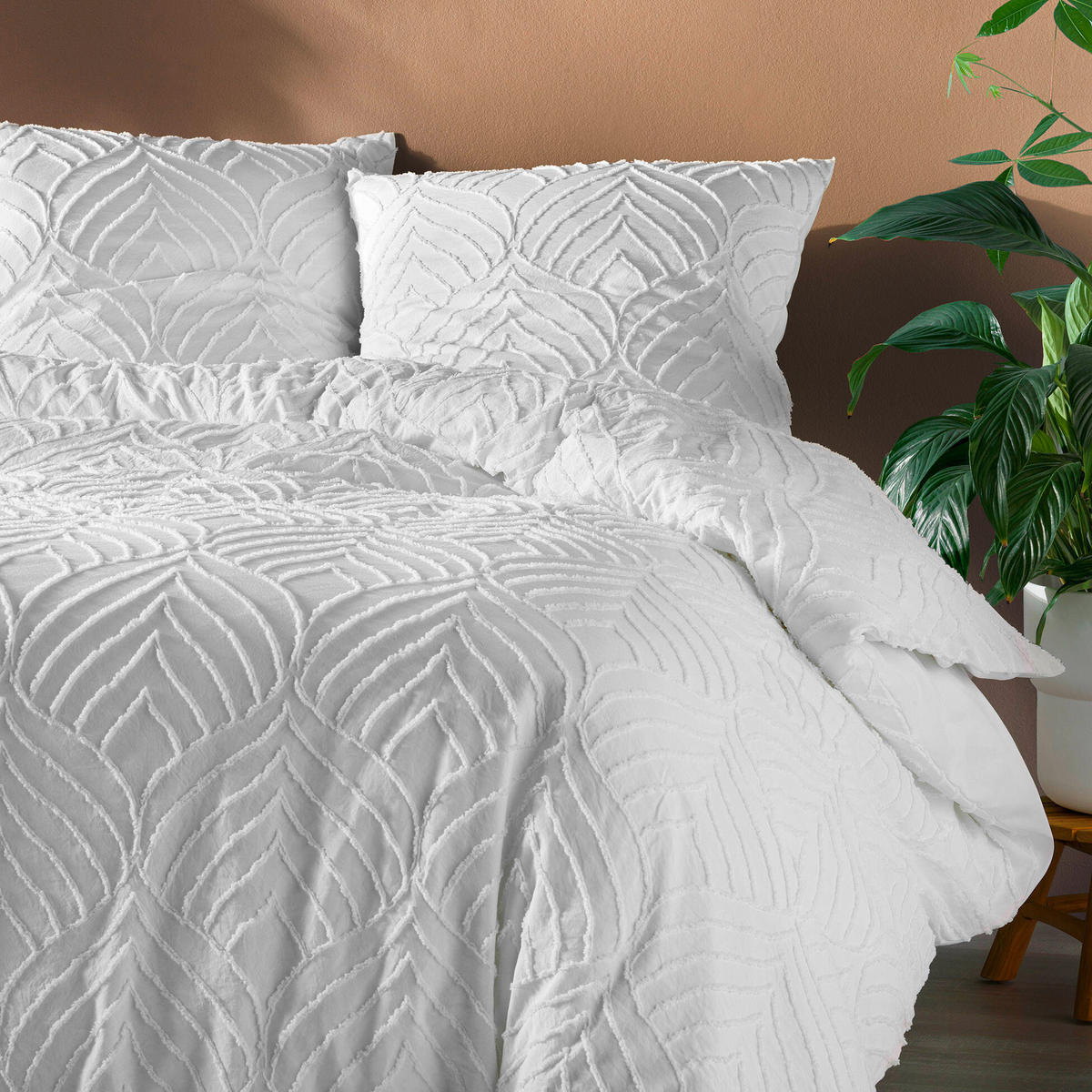 BETTWÄSCHE Heltie 240/220 cm - Weiß, Textil (220/240cm) - Douceur d´intérieur