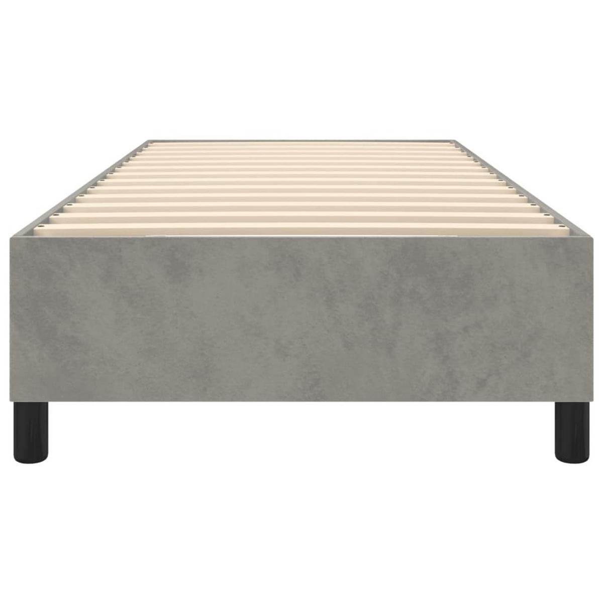 POLSTERBETT Racanelli 100/203 cm - Hellgrau, Holzwerkstoff (100/200cm) - Nettlife