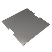 EDELSTAHL-ABDECKUNG für Feuerstelle Raung, Manhattan und Colima - Edelstahlfarben, Metall (60/4/60cm) - Elementi