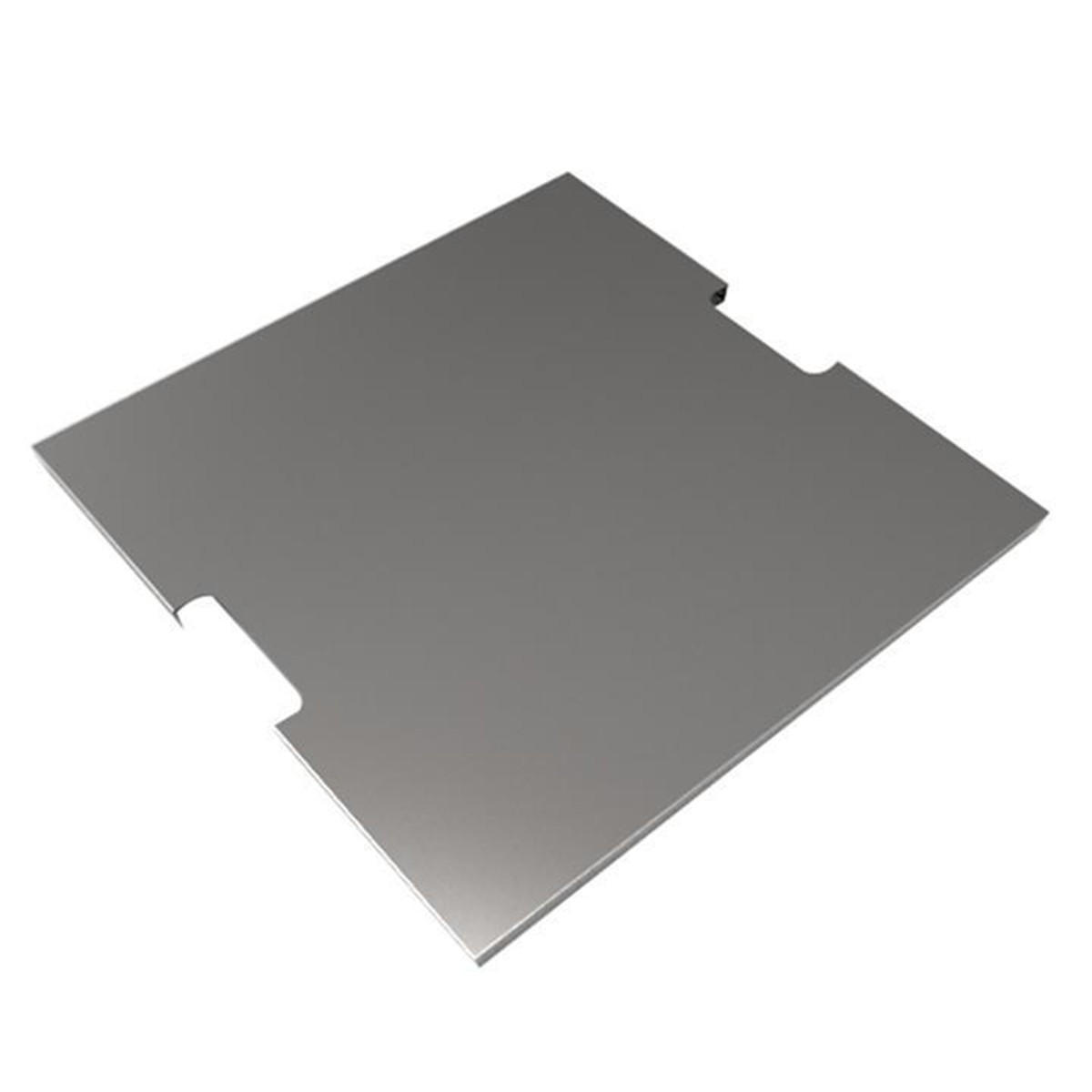 EDELSTAHL-ABDECKUNG für Feuerstelle Raung, Manhattan und Colima - Edelstahlfarben, Metall (60/4/60cm) - Elementi