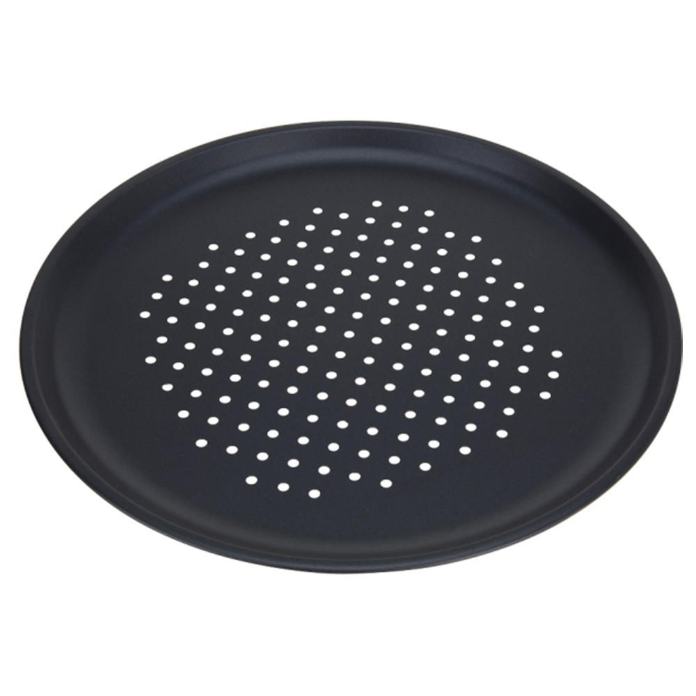 Mondex Pizzablech Schwarz 32x2x32 cm
