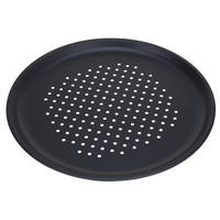 PIZZABLECH Basic Schwarz 32/32/2 cm Metall - Schwarz, Metall (32/2/32cm) - Mondex