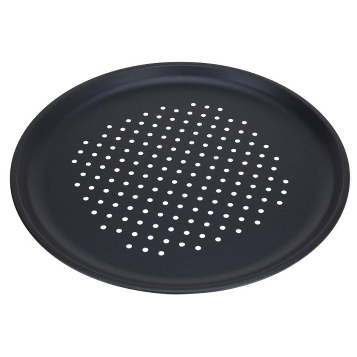 PIZZABLECH Basic Schwarz 32/32/2 cm Metall - Schwarz, Metall (32/2/32cm) - Mondex