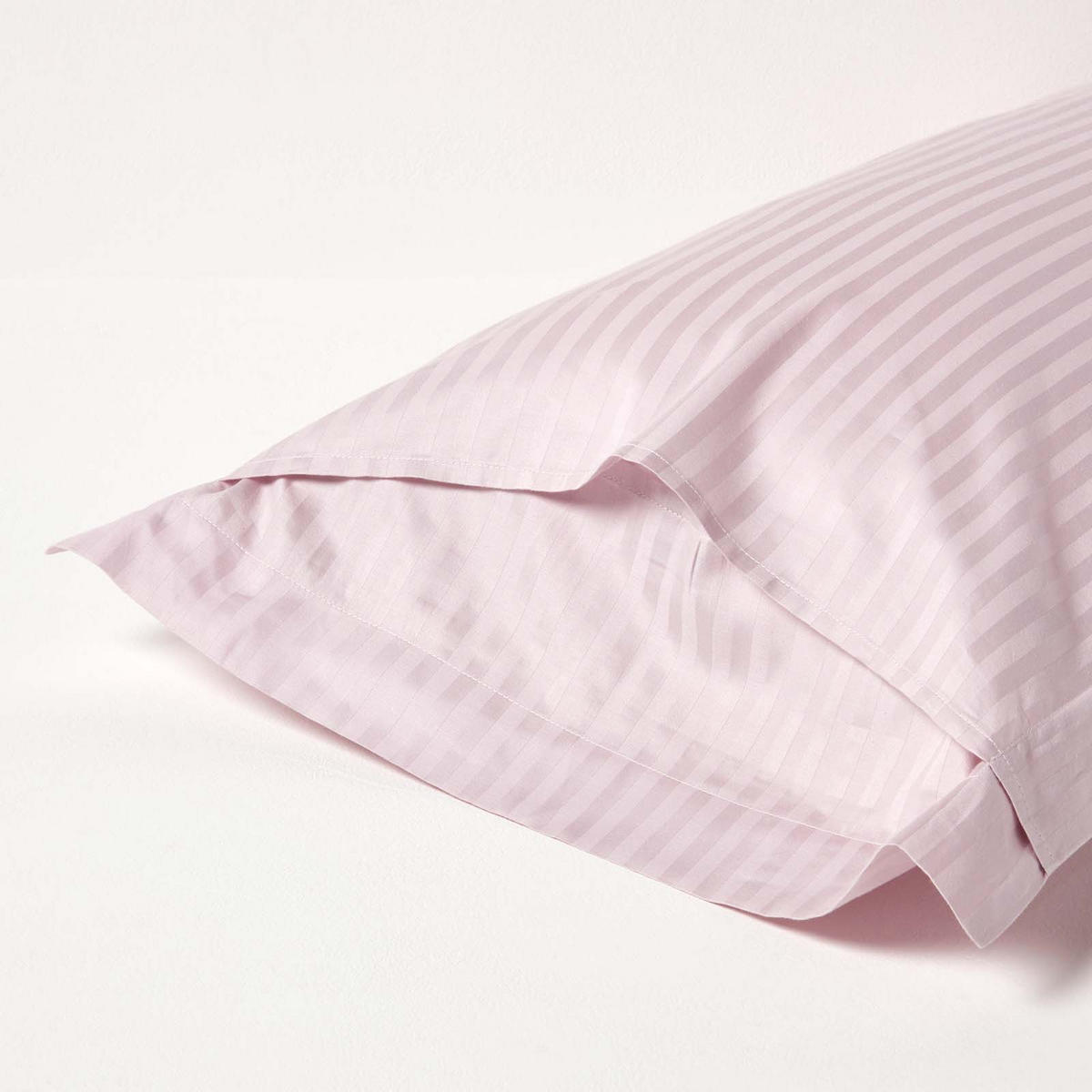 KISSENBEZUG Damast mit Stehsaum, Fadendichte 330 - Flieder, Textil (50/90cm) - Homescapes