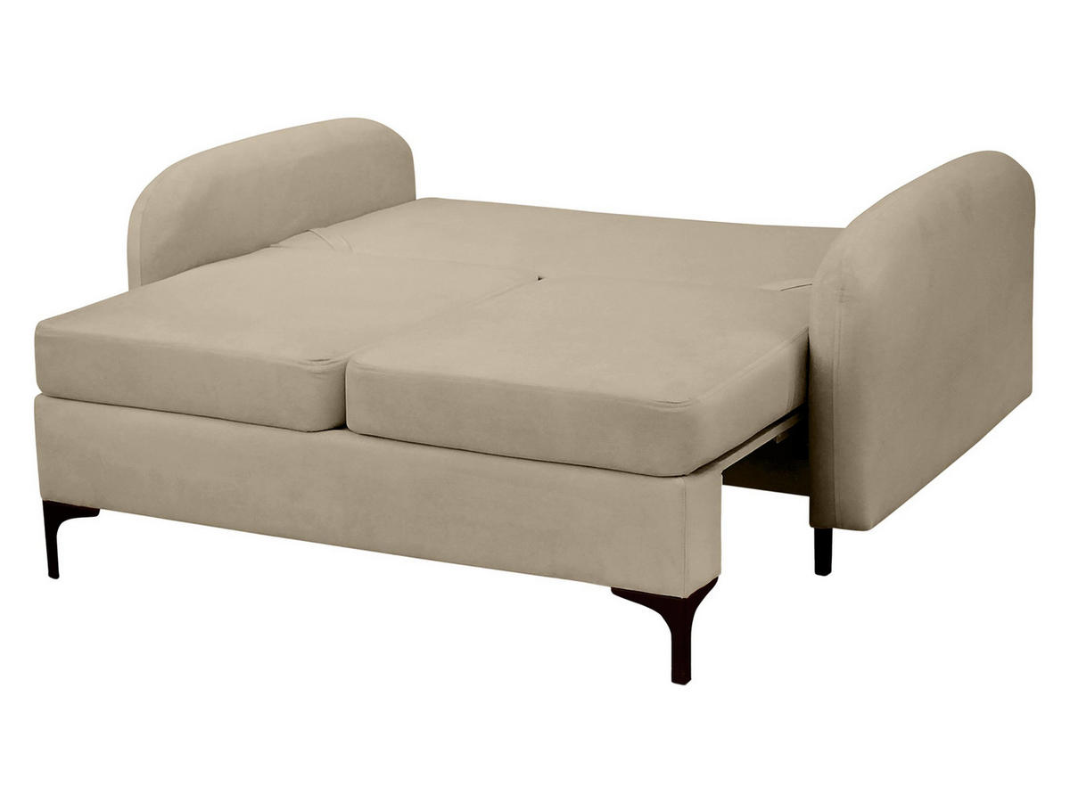 SCHLAFSOFA Venice Small - Schwarz/Grün, Holz/Textil (157/96/94cm) - MIRJAN24