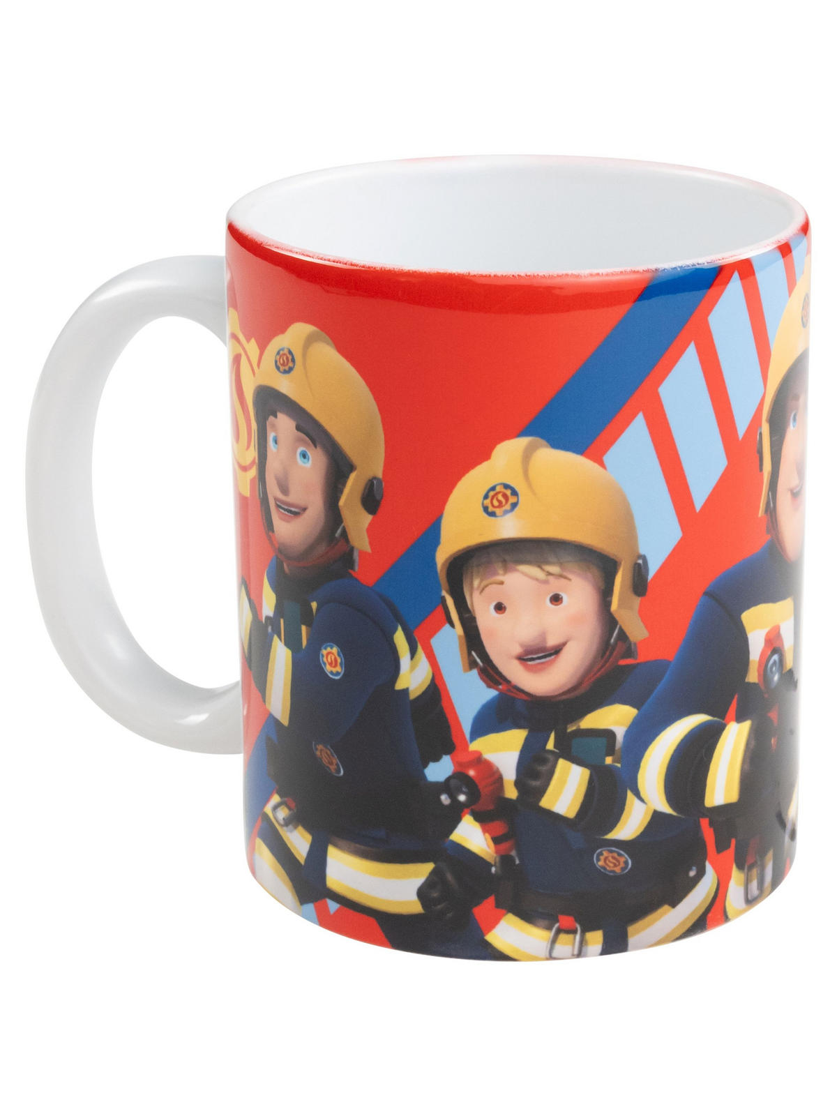 BECHER Feuerwehrmann Sam Team Mehrfarbig 320 ml - Multicolor, Keramik (0.32L) - Chiemsee