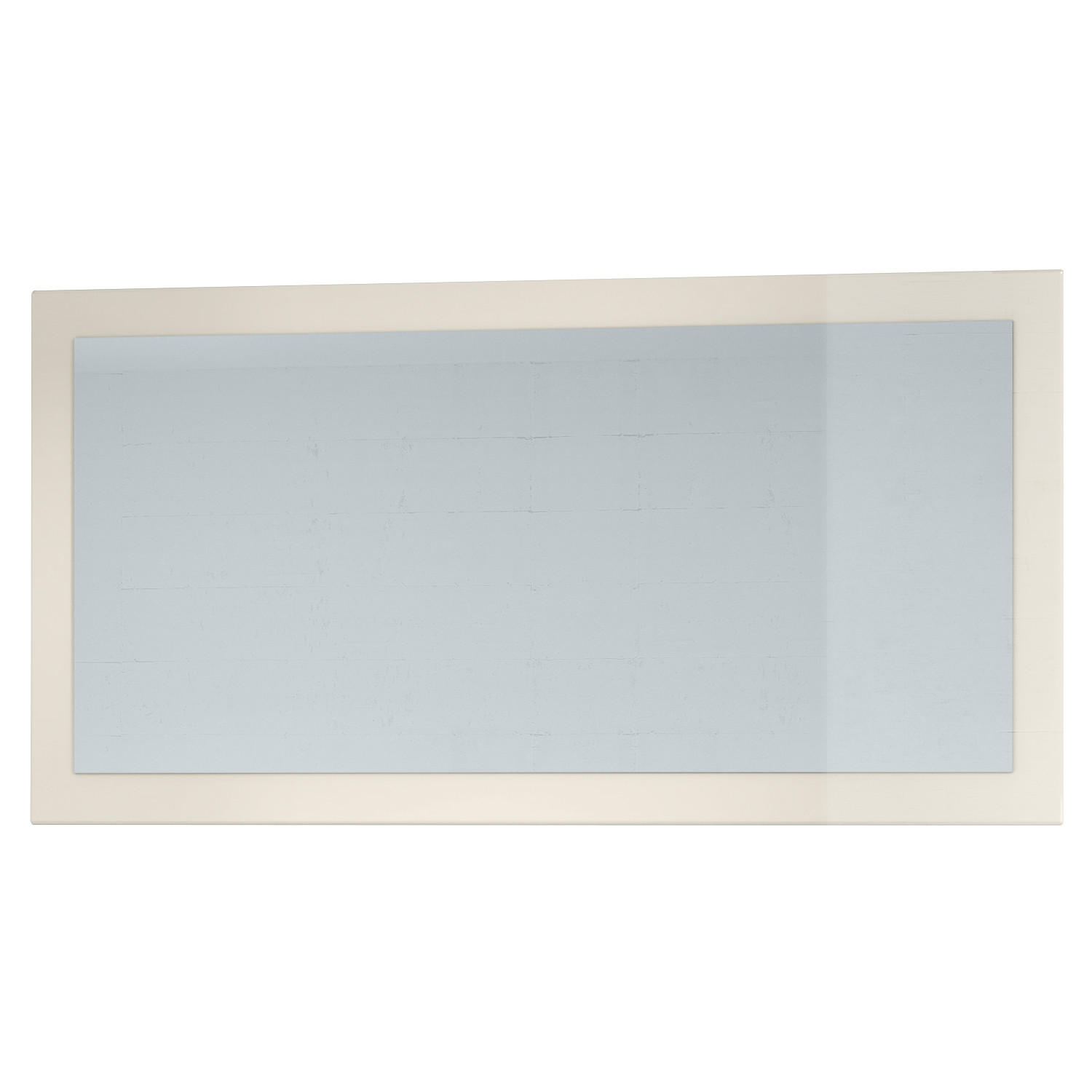 SPIEGEL Lima Creme Hochglanz - Creme, Holzwerkstoff (110/52/2cm) - Vladon