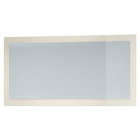 SPIEGEL Lima Creme Hochglanz - Creme, Holzwerkstoff (110/52/2cm) - Vladon