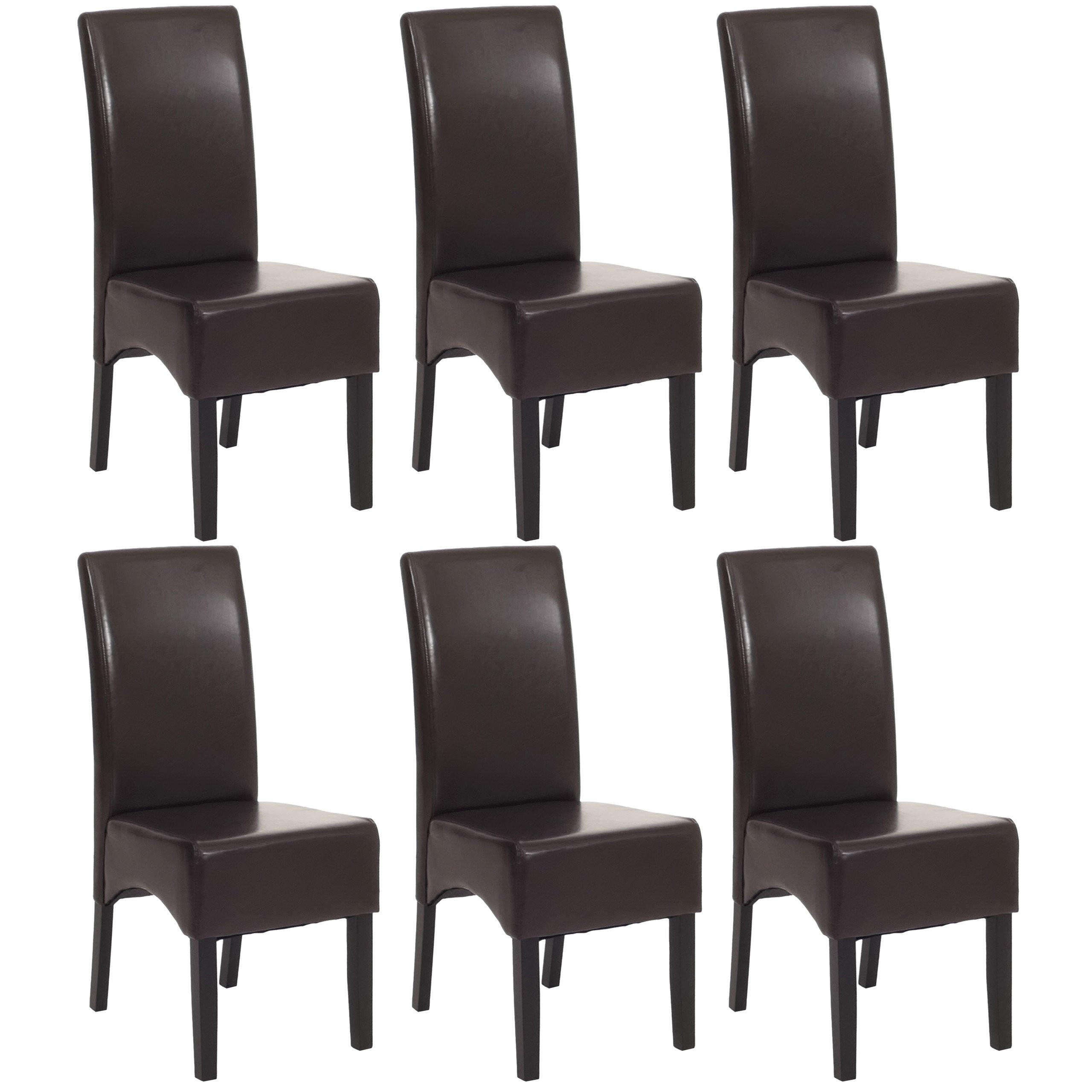 Chefgastro Esszimmerstuhl Braun 43x90x56 cm