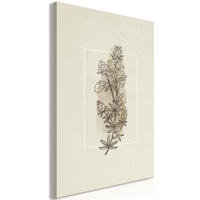 KUNSTDRUCK Beige 40/60 cm - Beige/Braun, Textil (40/60cm) - KUNSTLOFT