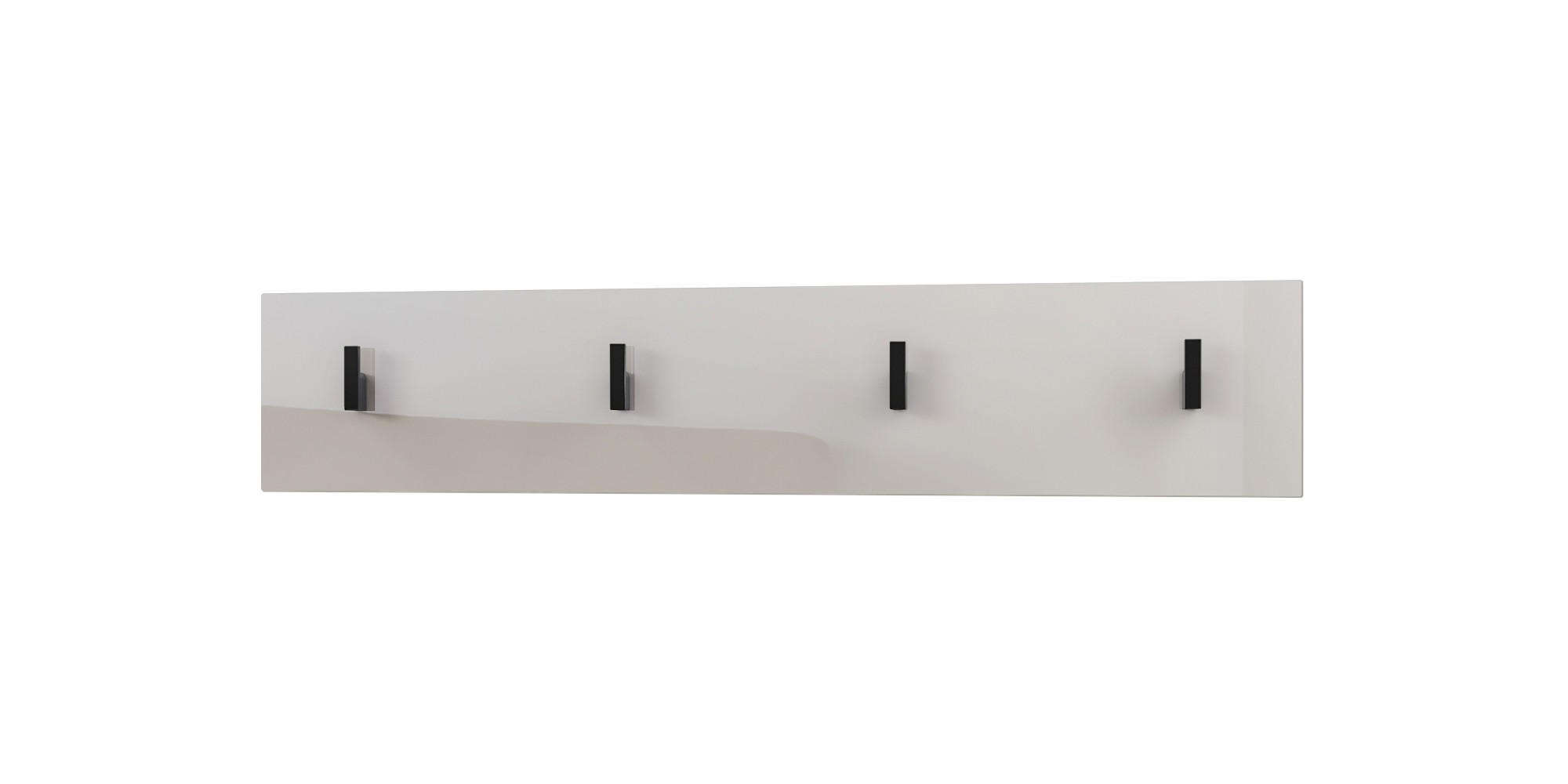GARDEROBENPANEEL Linea Sandgrau Hochglanz - Sandfarben, Holzwerkstoff (72.5/14.5/3.5cm) - Vladon