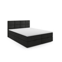BOXBETT OSLO 140 x 200 Dunkelgrau - Dunkelgrau, Textil/Metall (140/200cm)