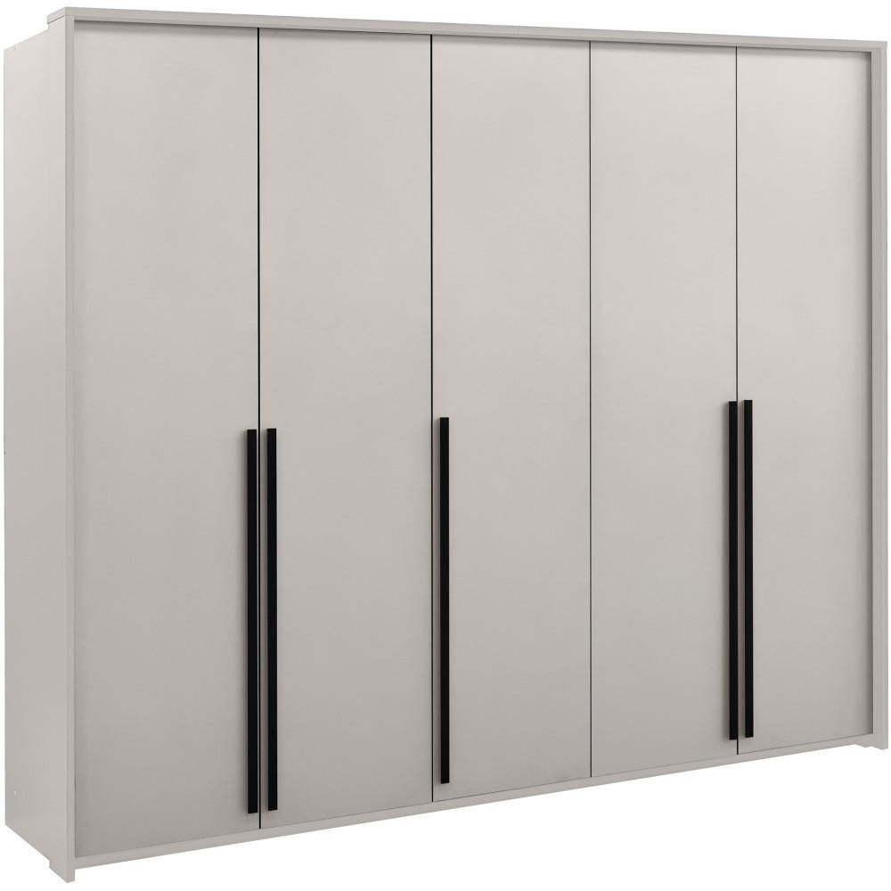 Beautysofa Drehtürenschrank Beige, Sand 255x215x64.5 cm