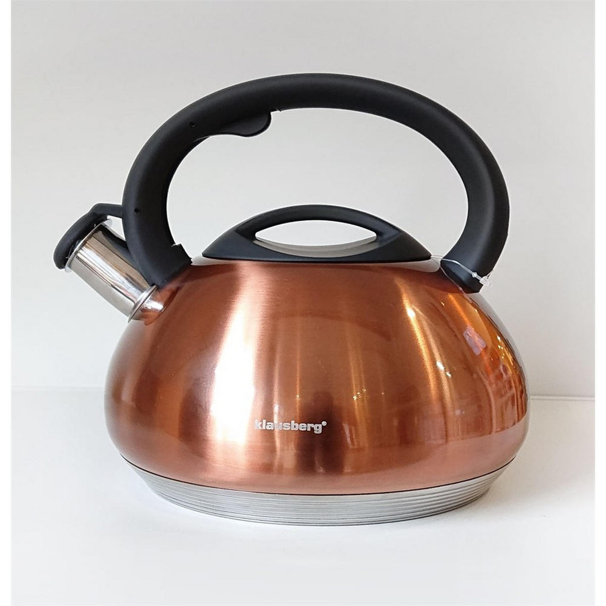WASSERKESSEL Gold 24/22/22 cm KB7385 - Goldfarben, Metall (24cm) - Klausberg 